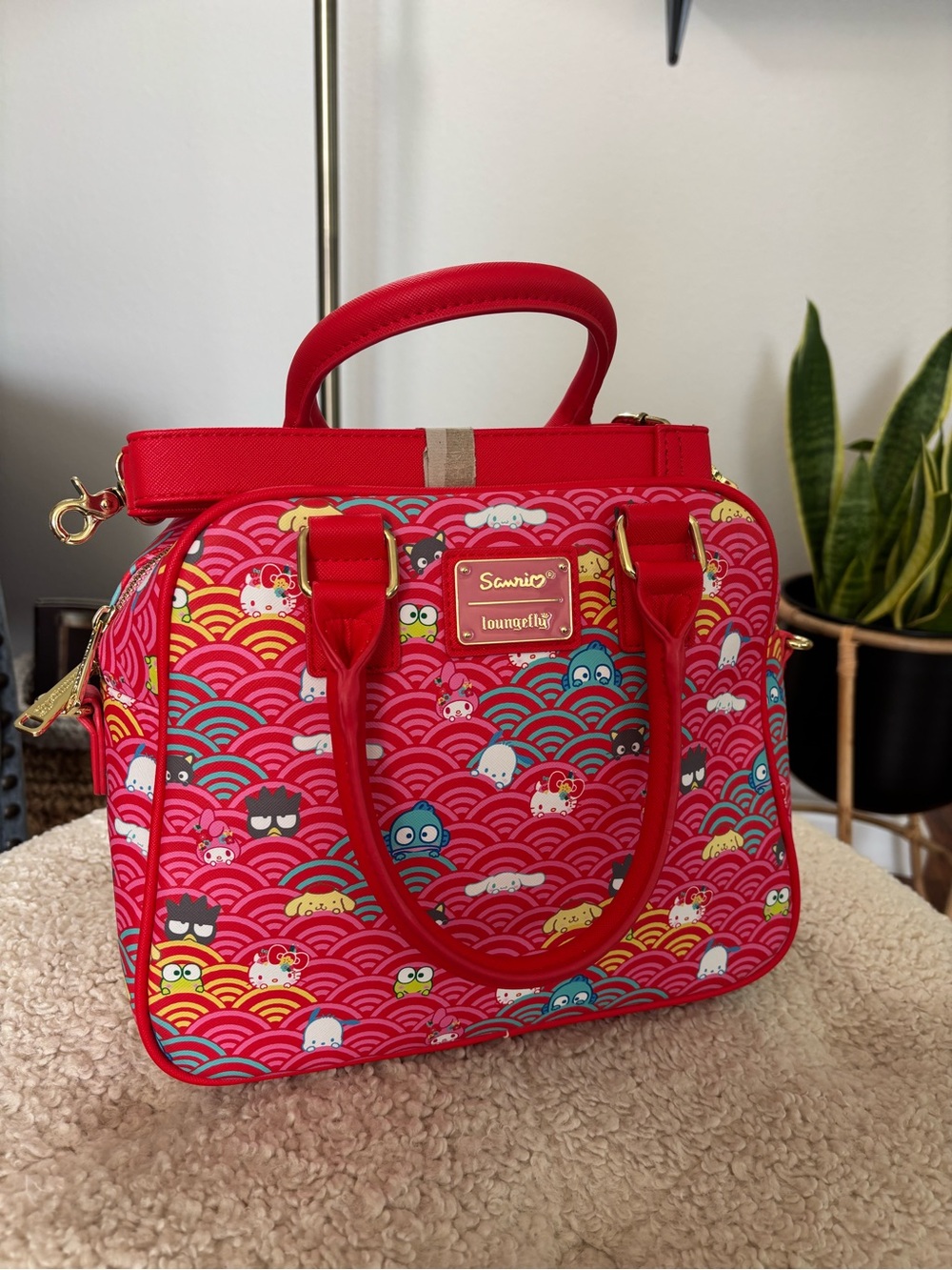 NWOT NEW  Sanrio loungefly 60th anniversary crossbody bag
